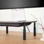 TooQ Soporte Monitor TQMR087 Elevador Multiusos Portátil Cajón Negro hasta 20kg Ergonómico